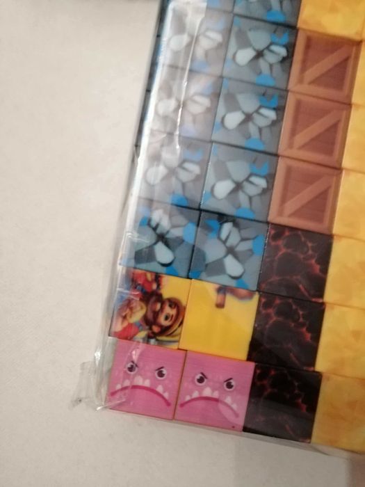 300 szt klocki magnetyczne Minecraft konstrukcyjne super Mario miecz