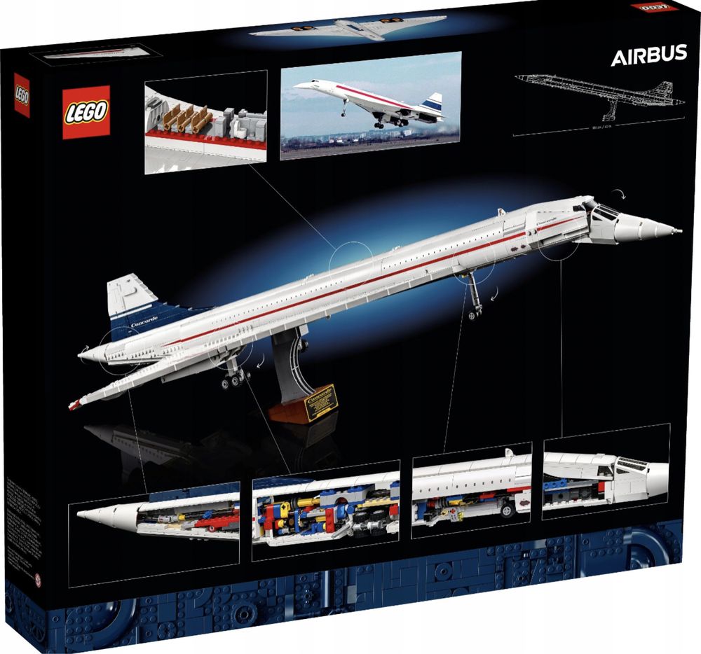 Конструктор Lego Icons 10318 Concorde Airbus 2023! New!