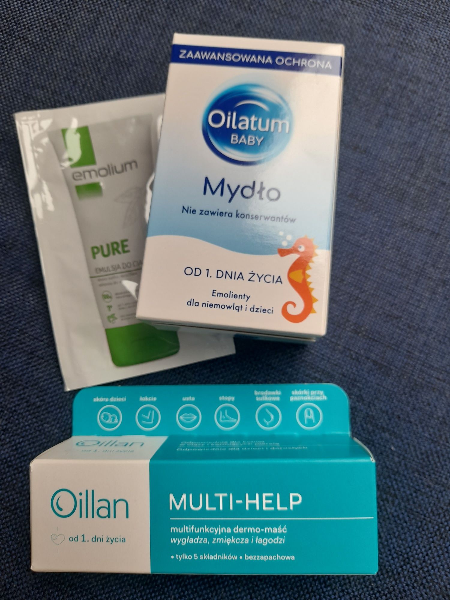 Oillan maść+Oilatum mydło + próbki