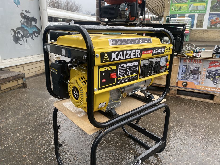 Генератор KAIZER 3.5 квт PQM, медь бесплатная доставка