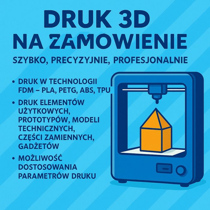 Druk 3D na zamówienie – szybko, precyzyjnie, profesjonalnie