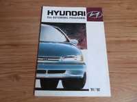 Prospekt Katalog HYUNDAI Lata 90