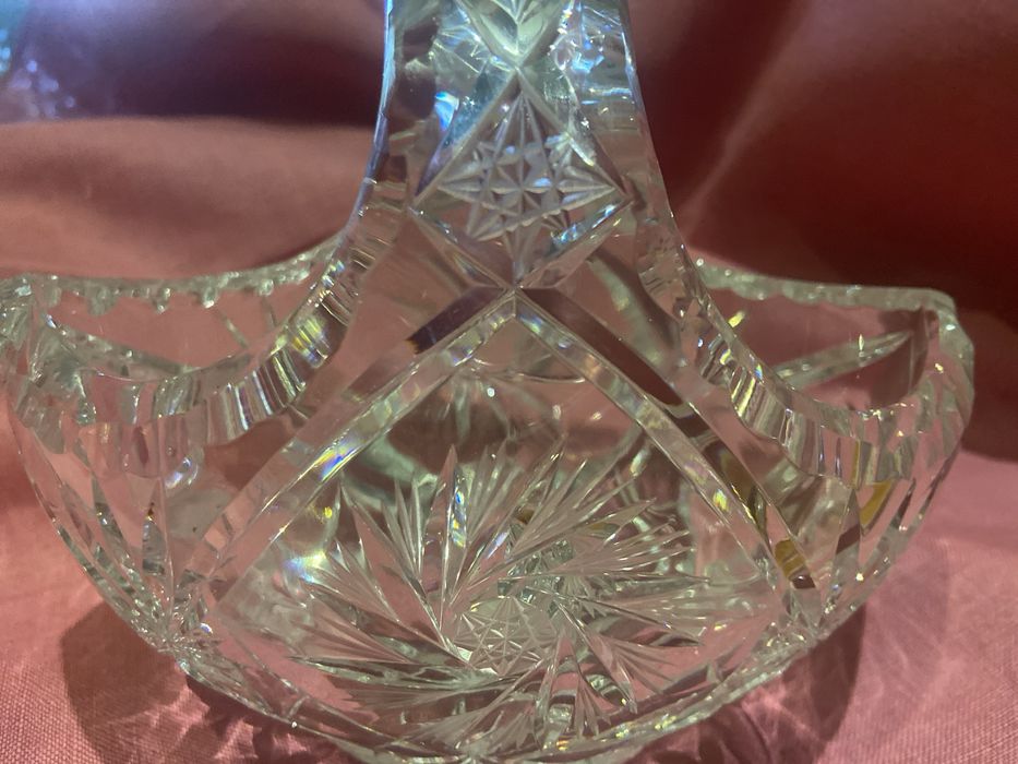 Koszyczek kosztk z kryształu