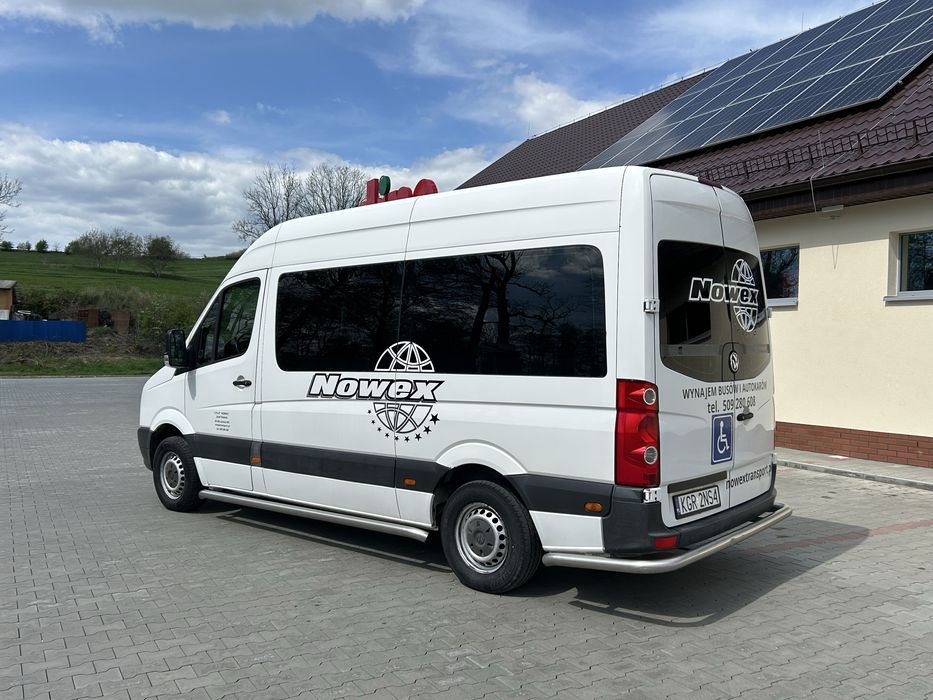 Volkswagen crafter do przewozy osób niepełnosprawnych 9 osobowy, winda