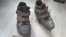buty zimowe chłopięce ocieplane ciepłe trapery skóra + gore-tex roz 38