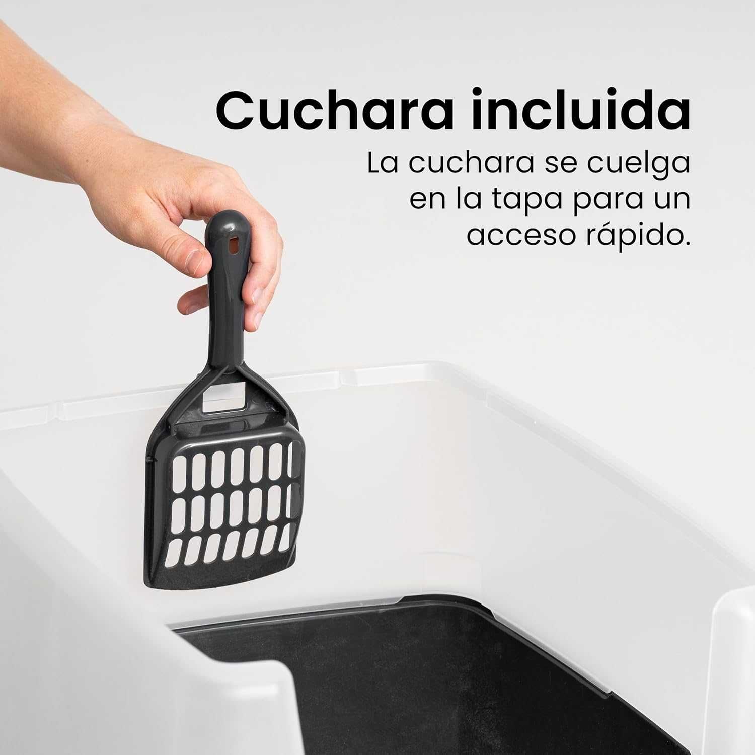 ENVIO GRÁTIS- Caixa de areia para gatos, cat litter box 48,5x38x30,5cm