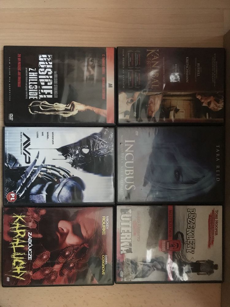 Zestaw 11 płyt DVD Horror Smakosz2 Kanibal z Rottenburga Krzyk 3