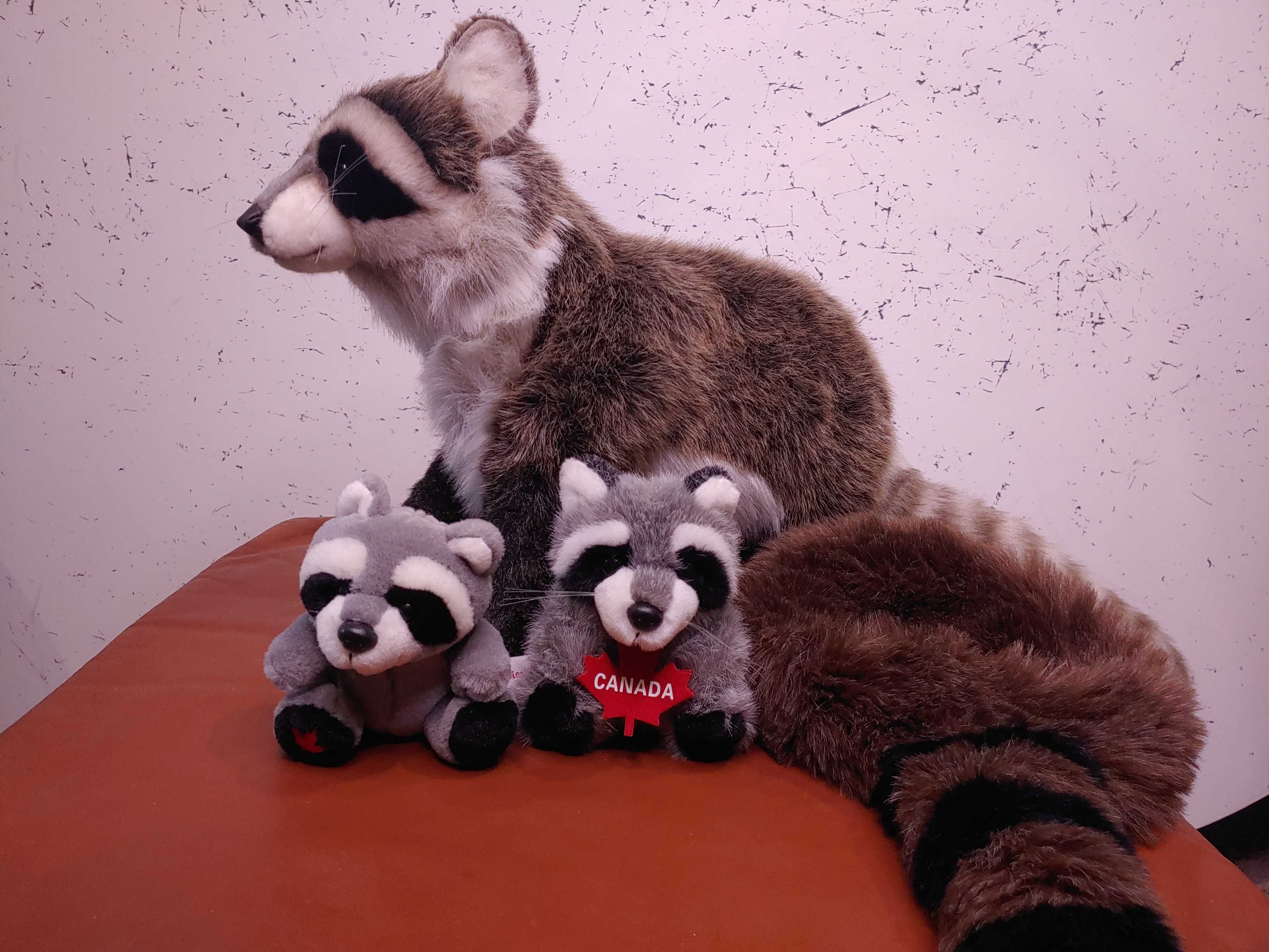 Реалистичная игрушка Енот - Raccoon Hansa Creation Ручная работа