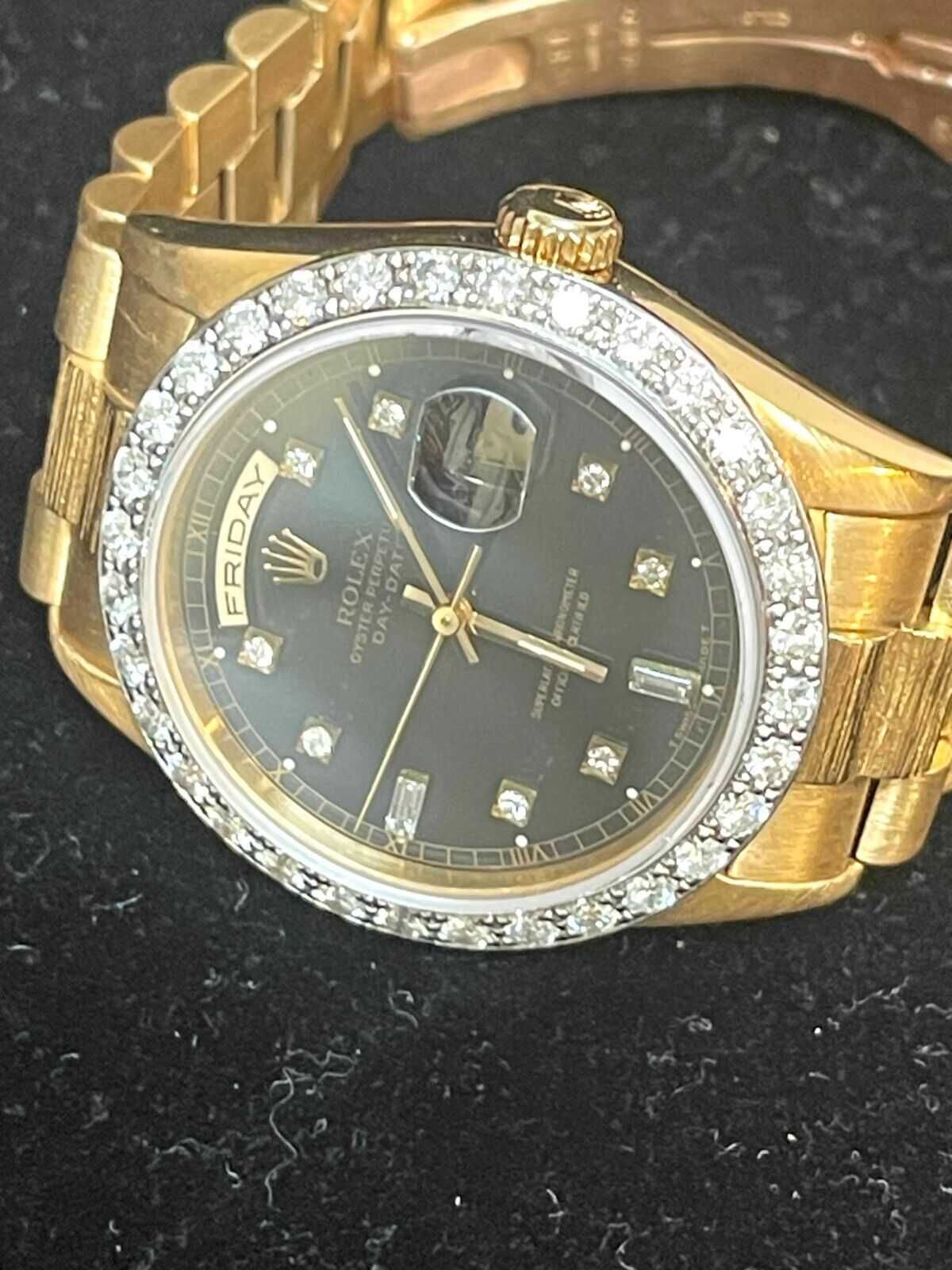 Rolex 36mm Day Date President Diamond Dial & Bezel