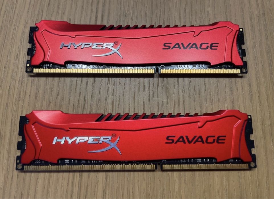 ОЗУ , оперативная память HyperX DDR3 16GB  (2x8GB) 1866MHz FURY Red