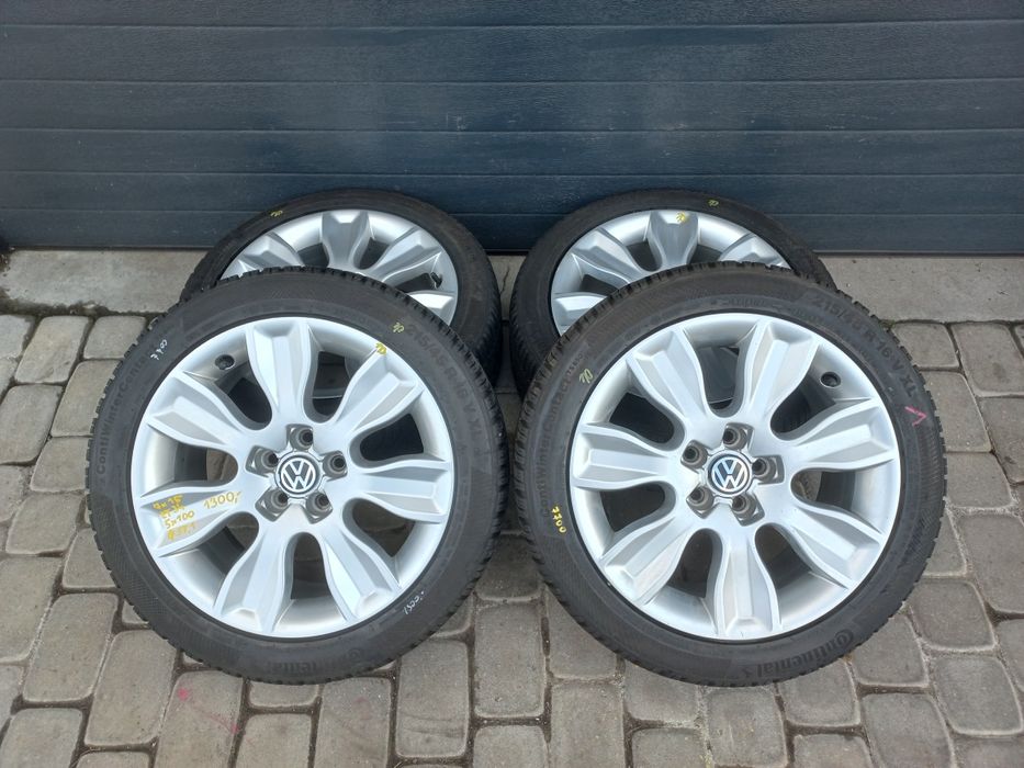 Koła zimowe 16" 5x100 do VW, Audi