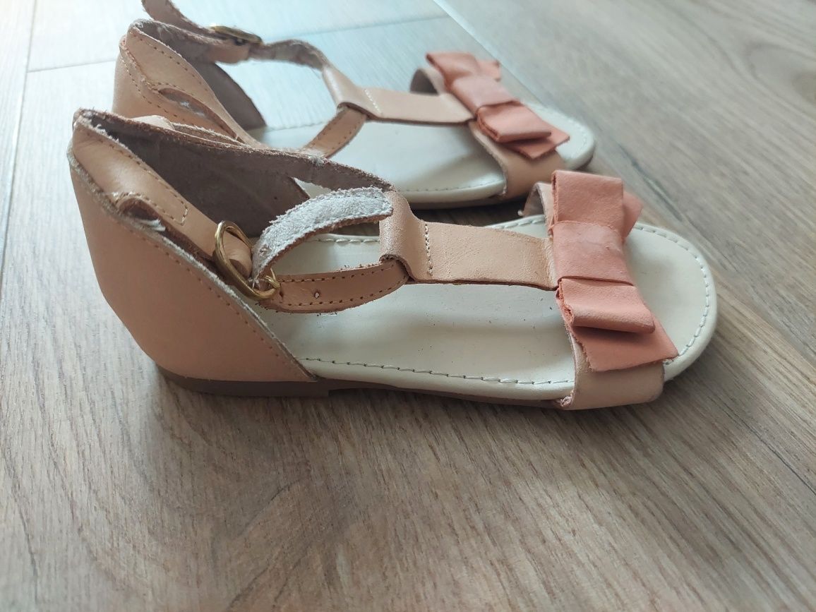 Sandalki zara baby róż 23