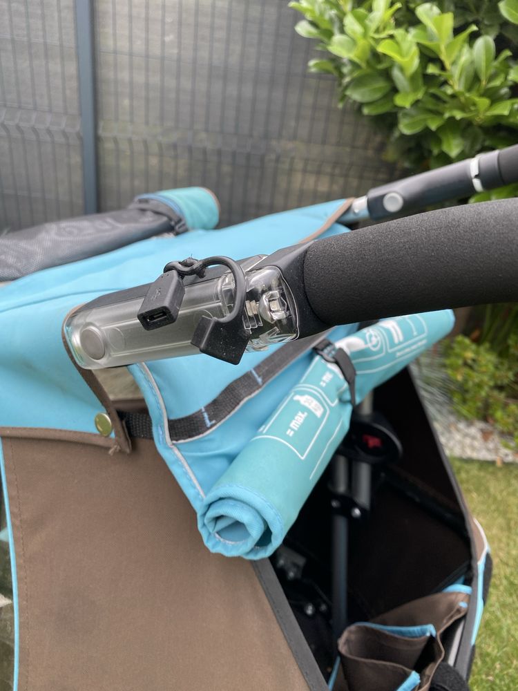 Przyczepka rowerowa 3w1 Croozer Kid Plus for 1 amortyzacja stan bdb