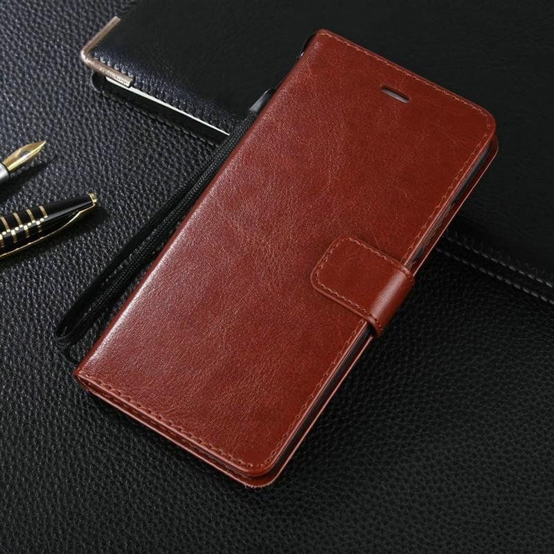 Futerał Wallet Case - Huawei P10 Lite - Etui Book Case (Brązowe)