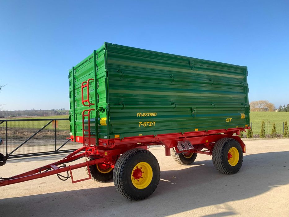 PRZYCZEPA WYWROTKA PRAESTBRO 12T sprowadz zarej kaweco briomont pronar