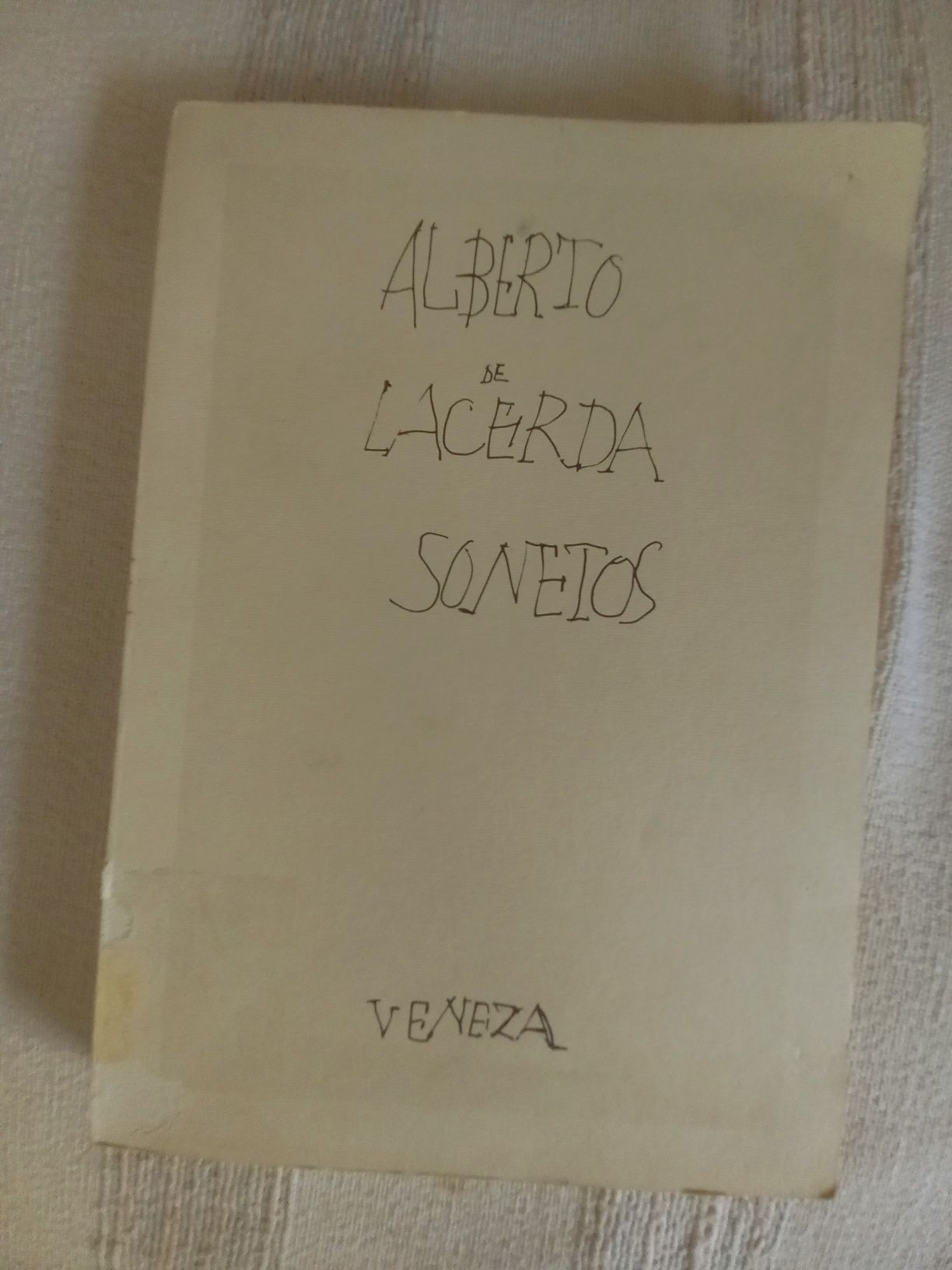 Alberto de Lacerda Sonetos primeira edição