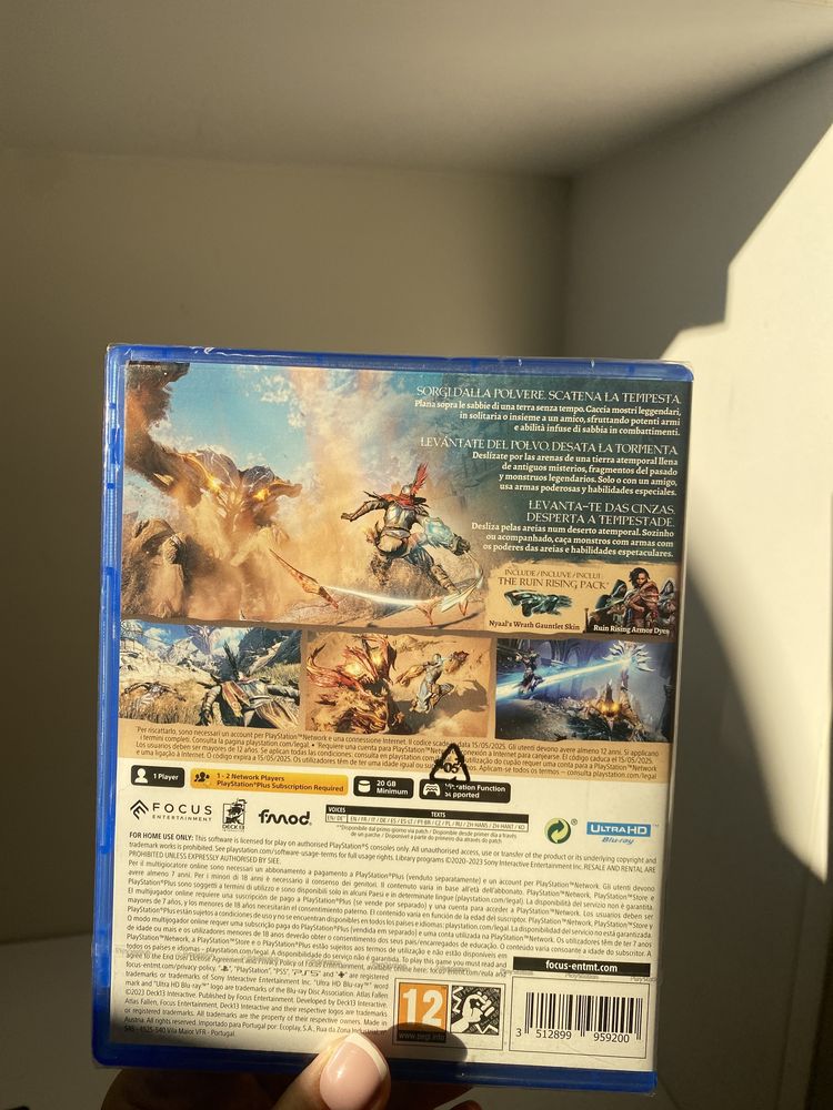 Gra atlas fallen na ps5 NOWA