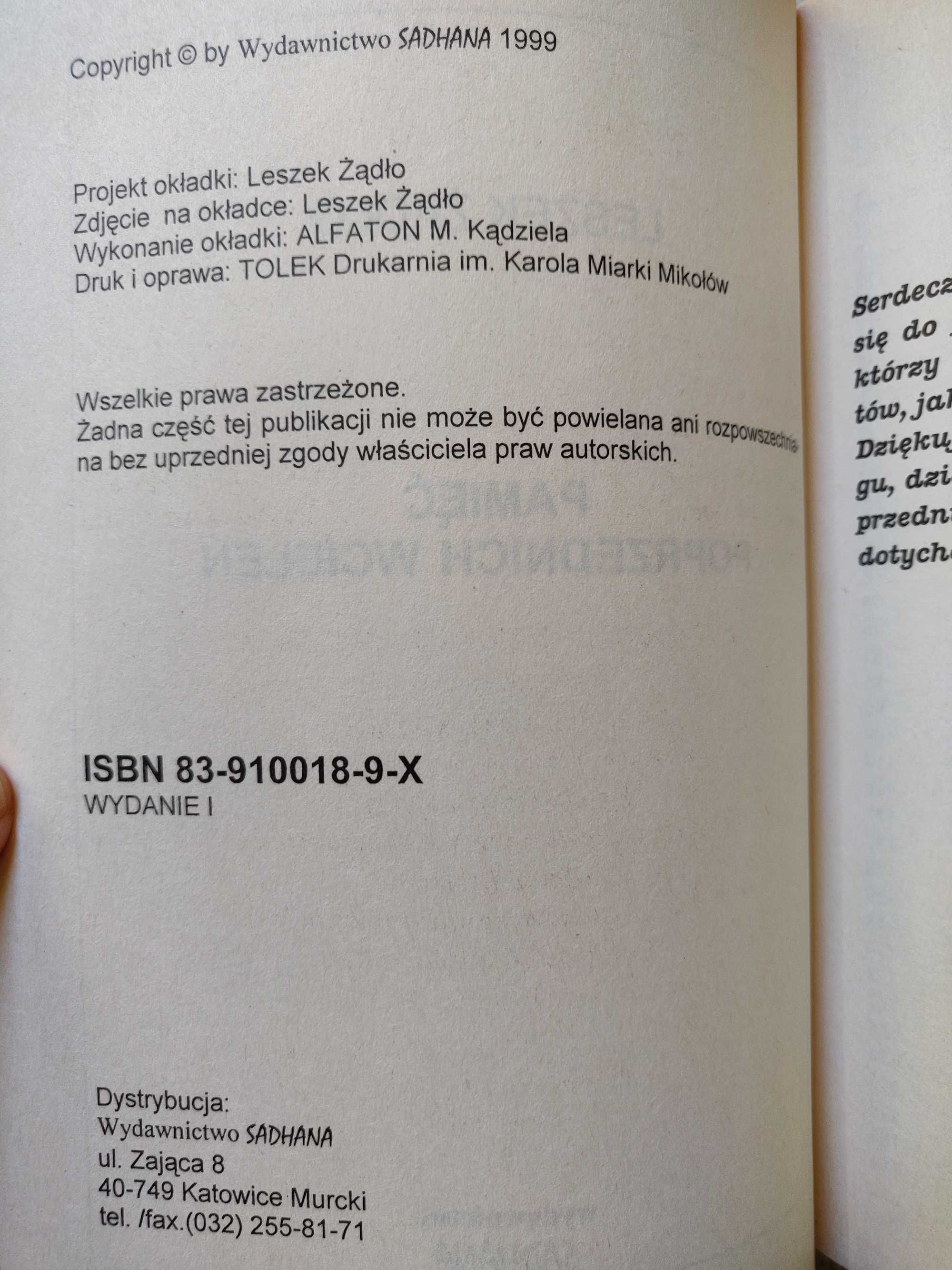 Pamięć poprzednich wcieleń, Leszek Żądło