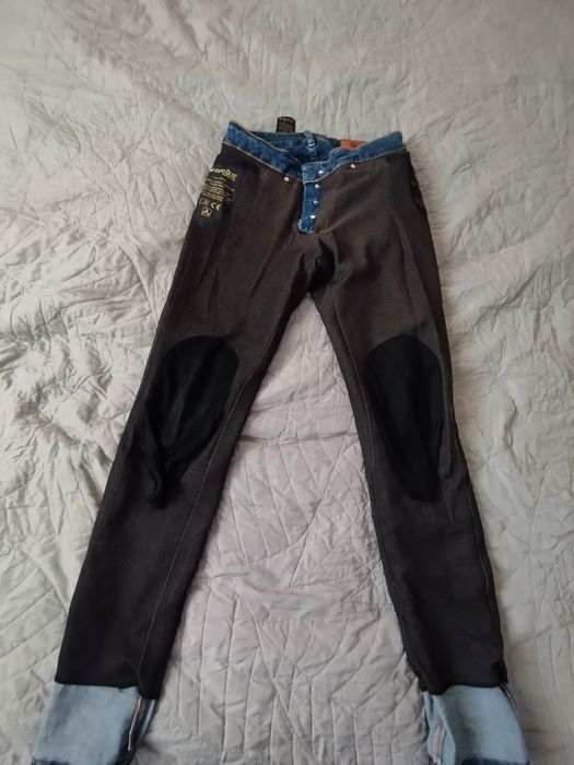 Używane męskie spodnie jeansowe John Doe Ironhead Mechanix r. W28/L32