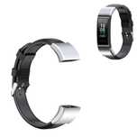 Pasek Skórzany Do Huawei Band 3/4 Pro (Czarny)
