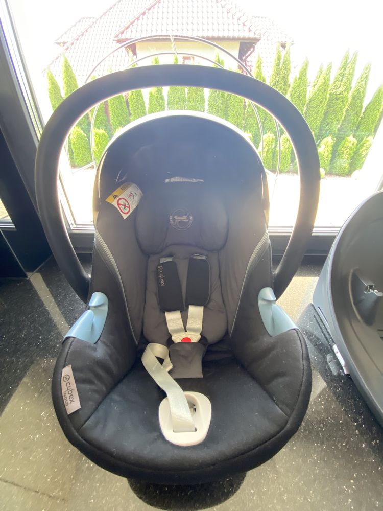 Cybex Atom M i-Size + baza isofix + adaptery