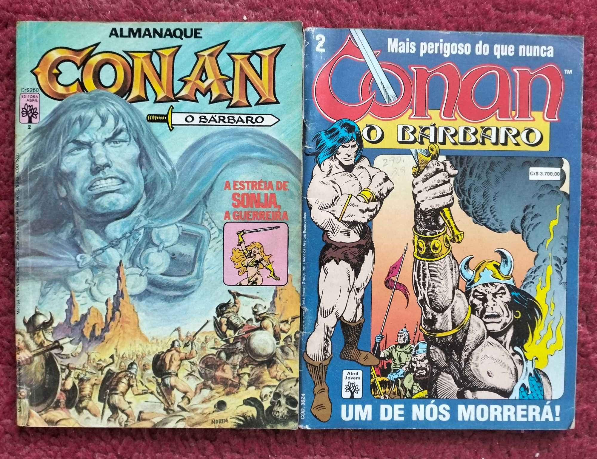 Conan, Condor e Zorro - BD várias revistas
