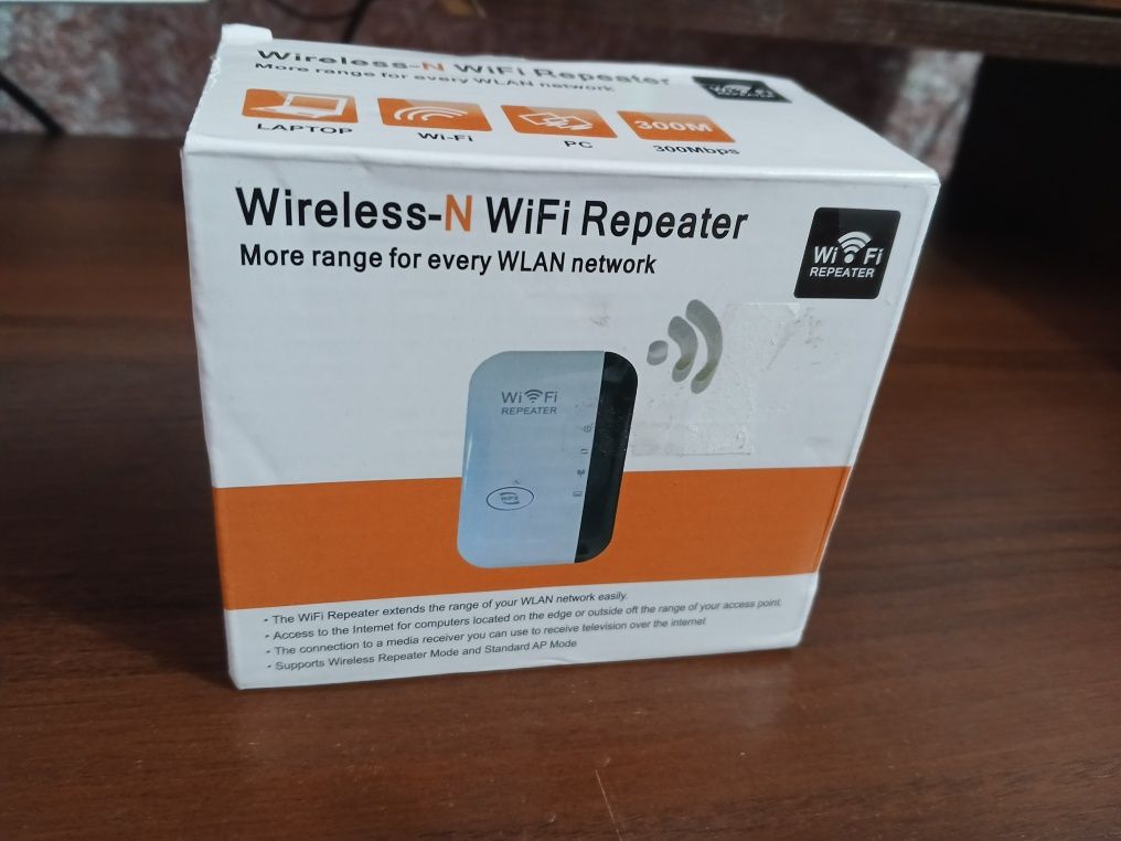 Ретранслятор (репитор) wireless-n wifi repeater jcc-wn529w2