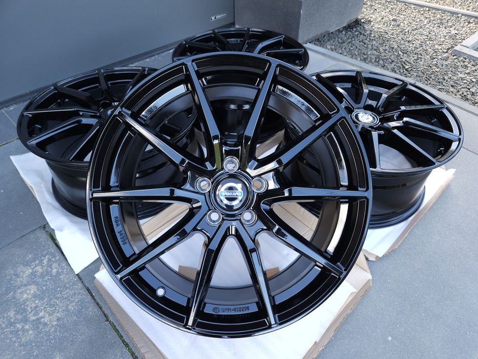Volvo 18 Nowe 5x108 XC60 S60 S90 XC40 V60 V40 V90 XC70 S80 V70 Czarne