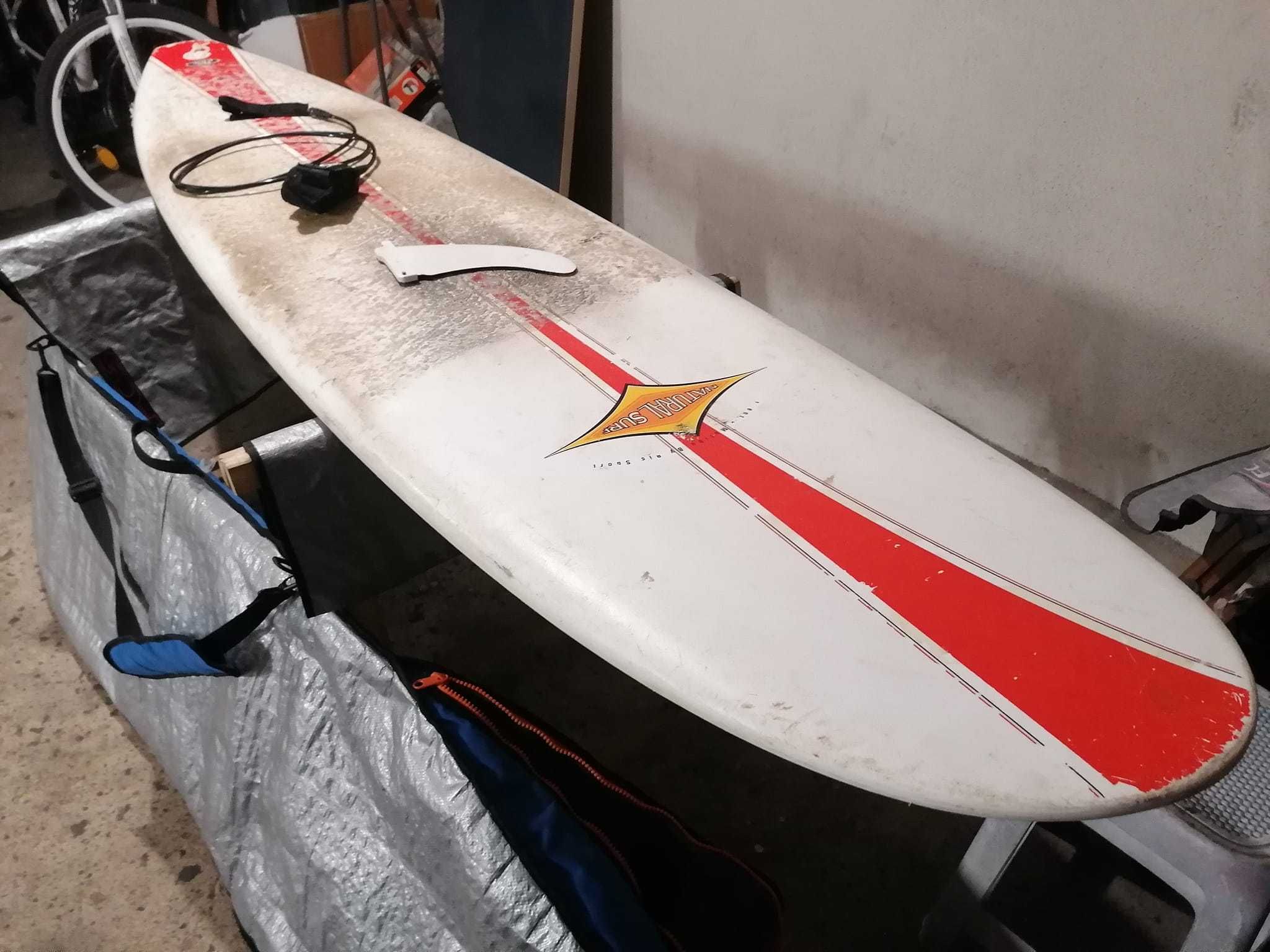 Epoxy Evolution 8 surfboard NSP 7.6 Malibu prancha de surf torq FCS