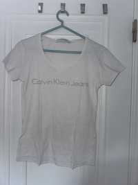 T-shirt branca Calvin klein