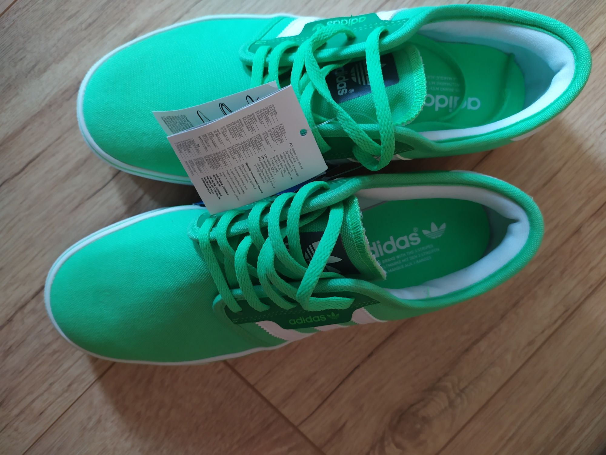 Buty adidas miętowe 40