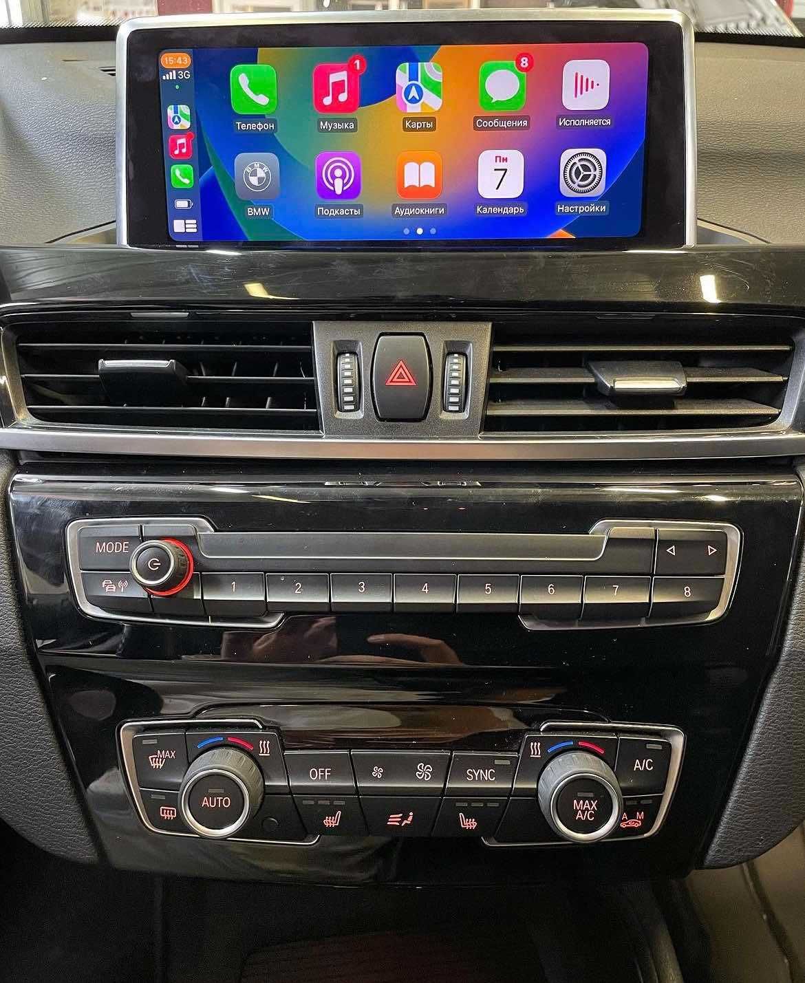 BMW  X1 F48 X2 F39  NBT EVO id5 Id6 CarPlay Карплэй тач монитор