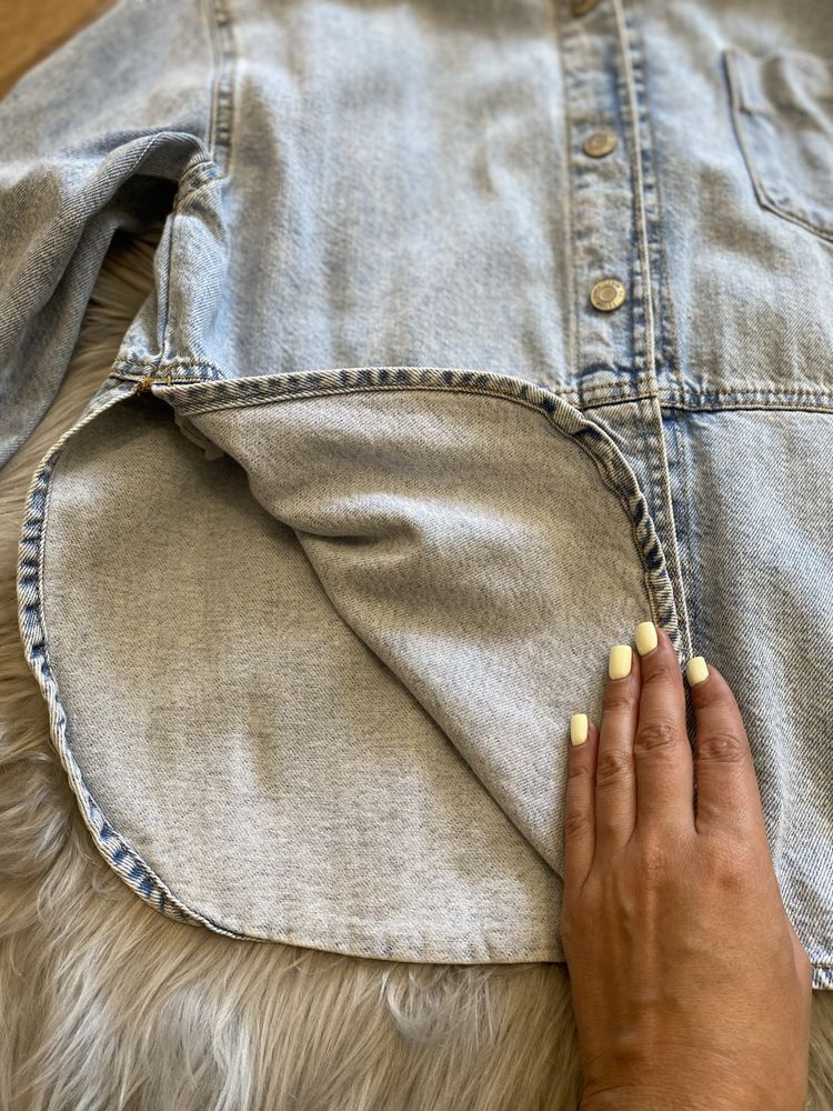 Джинсове сорочка рубашка оверсайз від ZARA