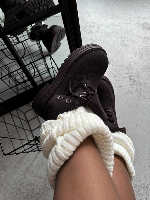 Черевики Miu Miu Boots Chocolate II / черевики Міу Міу Бутс коричневі