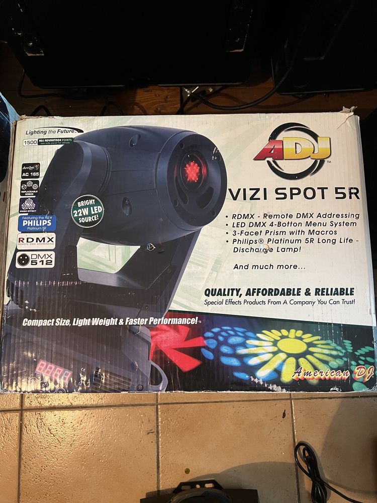 Glowice ruchoma ADJ VIZI SPOT 5R 2 szt.