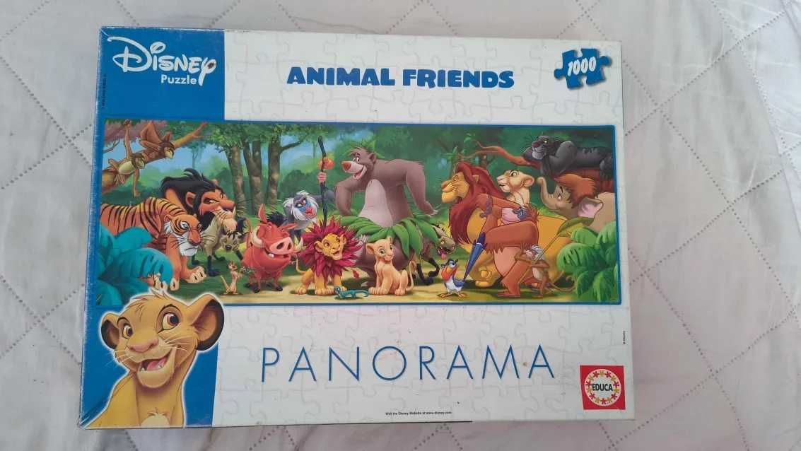 Puzzle 1000 elementów – Educa Disney 15039 Animal Friends – Panorama