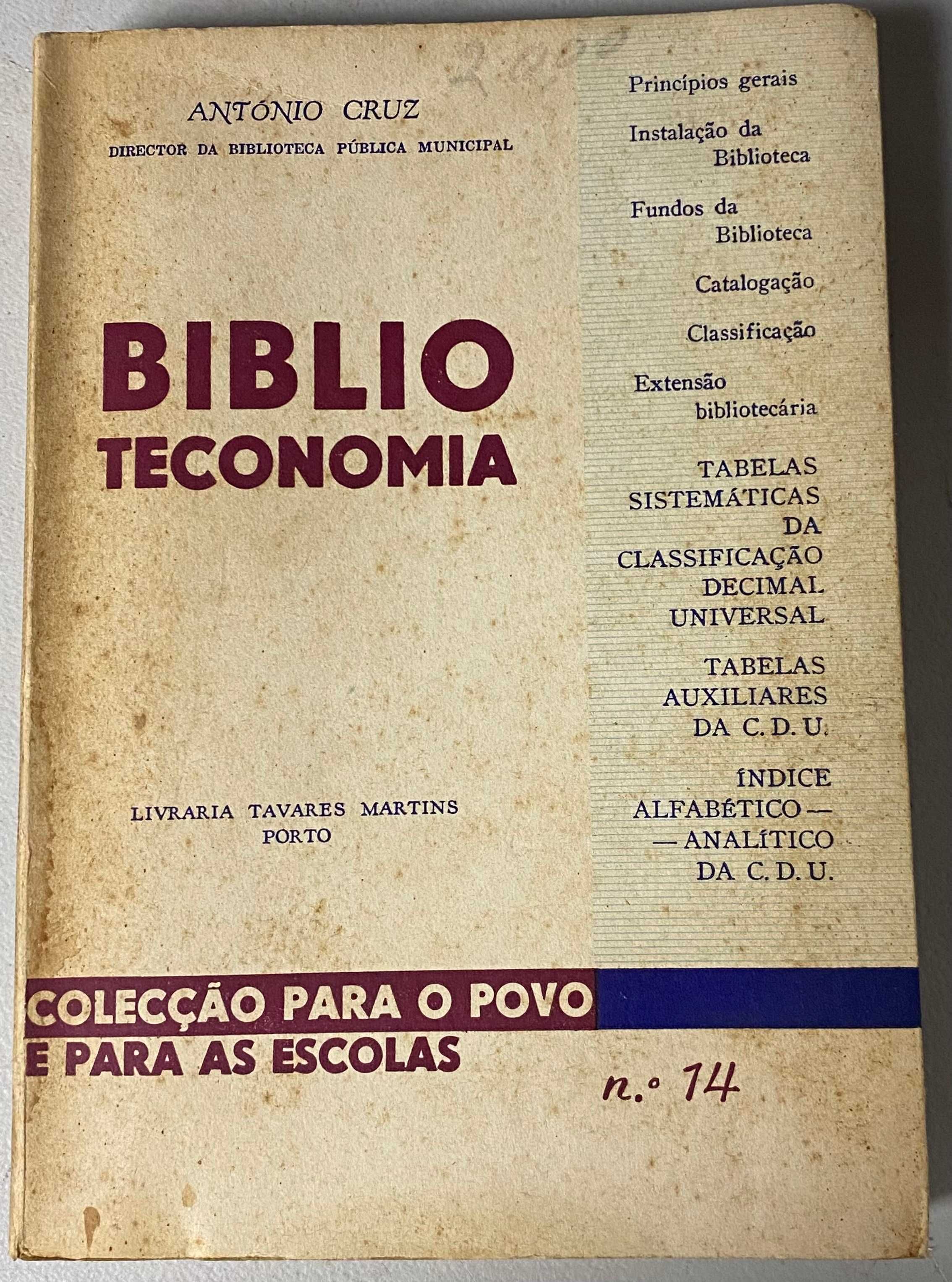 Livro - Antonio Cruz - Biblioteconomia