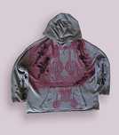 Bluza DIY handmade ręcznie wykonana kaptur hoodie spray malowana y2k