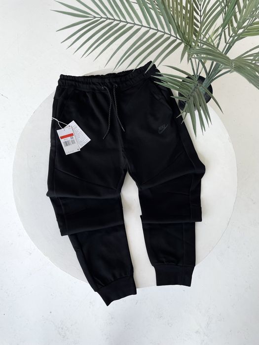 Костюм Nike Tech Fleece чорний/ спортивний костюм чоловічий найк теч