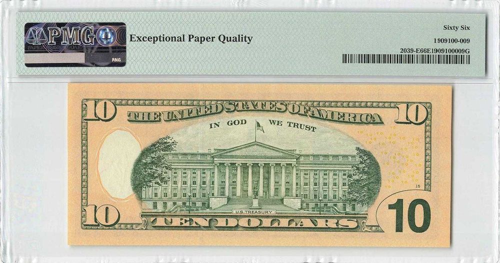 10 Dolarów 2004A Grading PMG 66 UNC kolekcjonerski walor