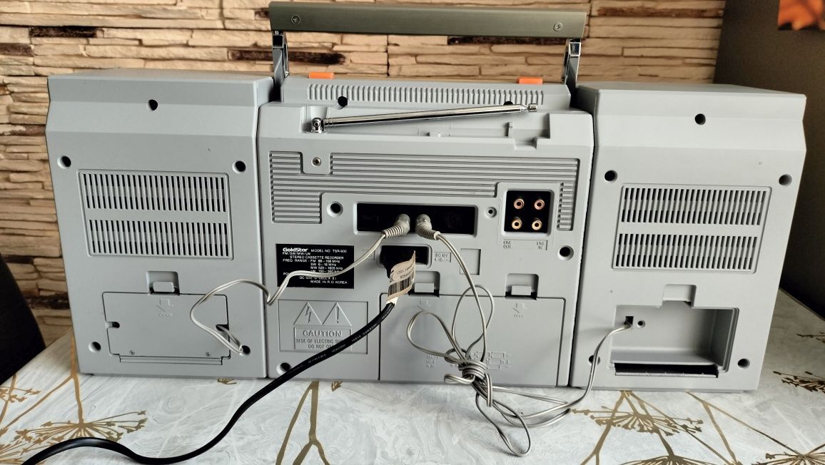 Radiomagnetofon GOLDSTAR TSR-900, po przeglądzie, VINTAGE 83'
