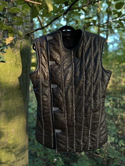 Valhalla Leather Viking / Assassin Vest Sokol Armory Rozmiar L Nowa