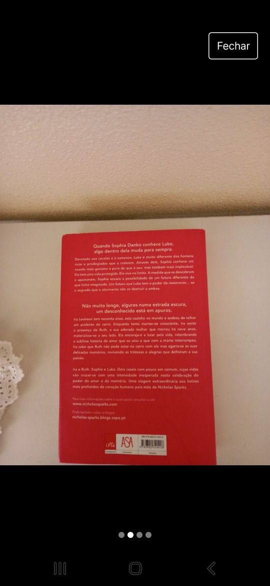 Livro Uma vida ao teu lado