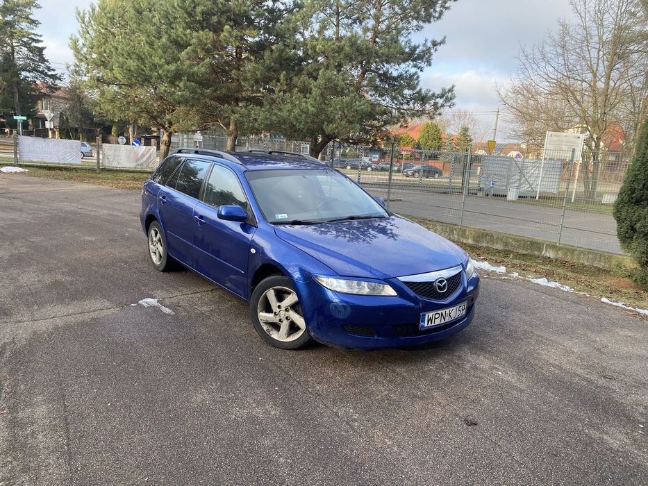 Mazda 6 2.0 D 121KM Hak OC na rok jeden wlaściciel 10 lat xeony