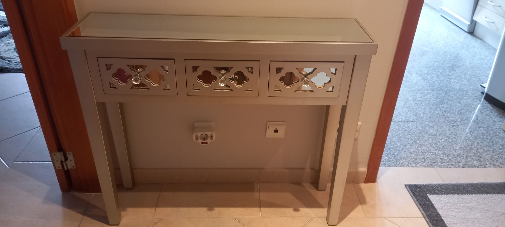 Mesa de console silver