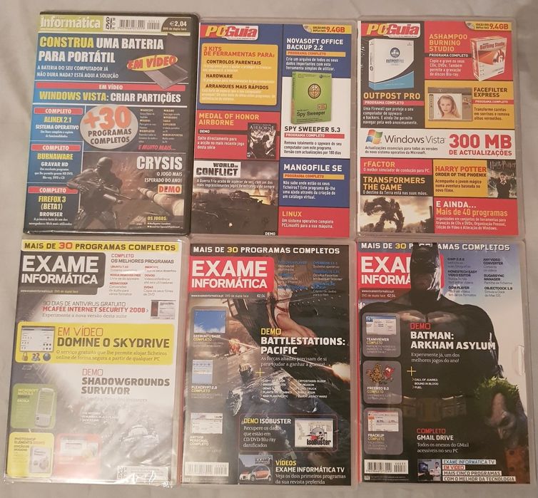 CDs PC Guia e Revistas Vários varias fotos