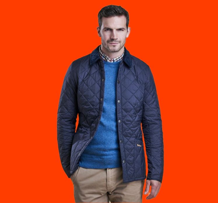 Barbour куртка джакет утеплений як мікропуховик розмір Л