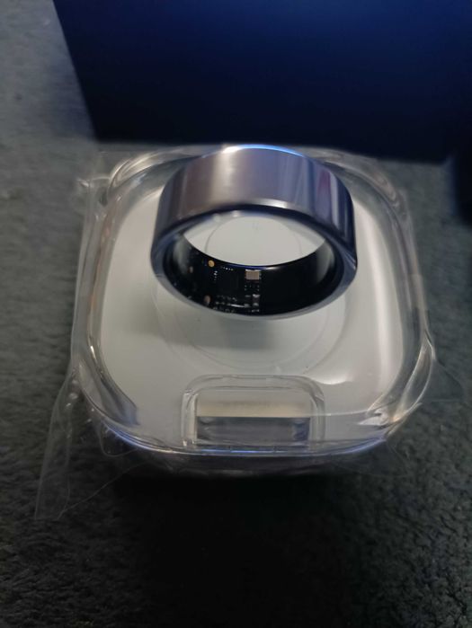 Smart Ring inteligentny pierścień VRing obrączka srebrny rozmiar 8