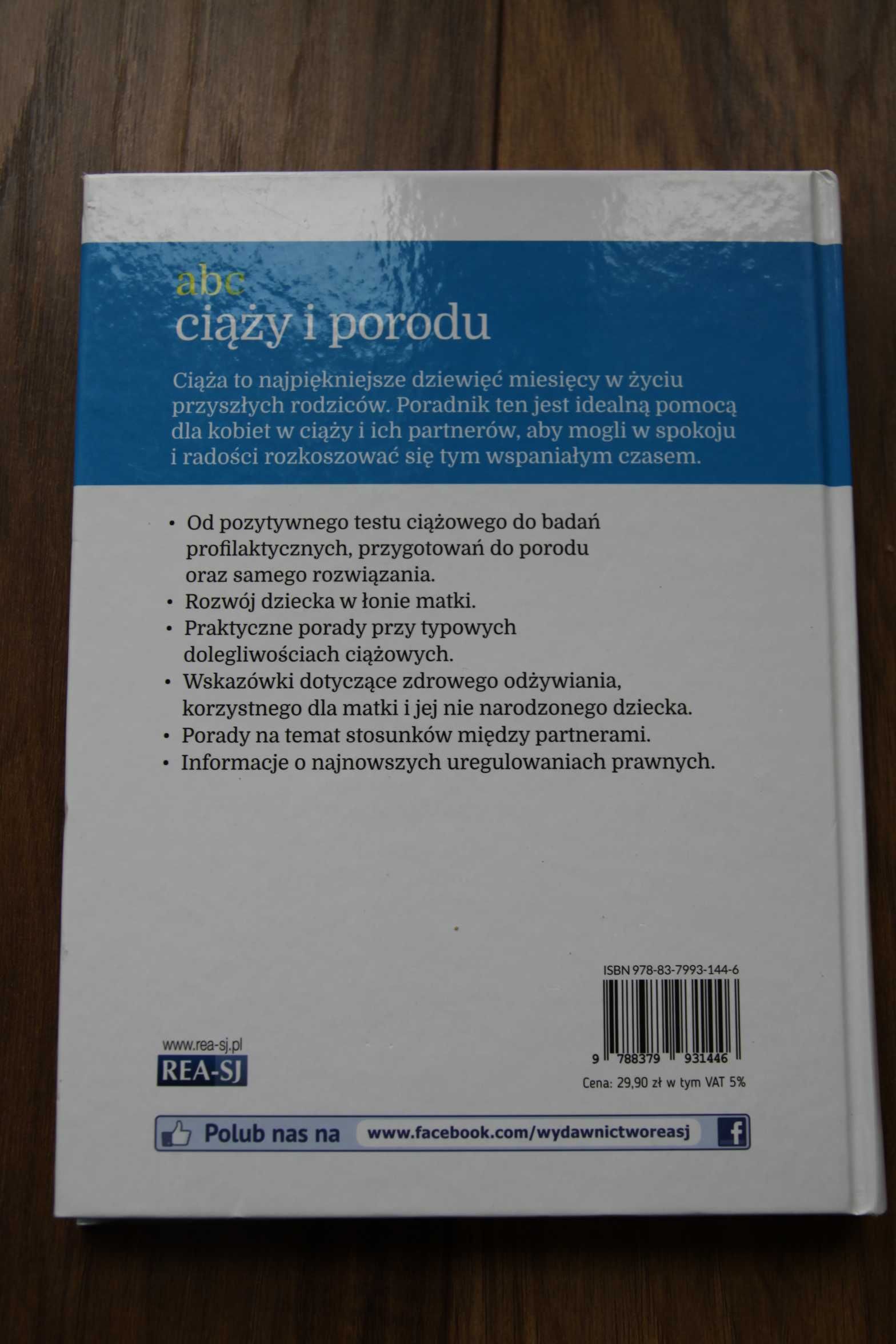 Książka Abc ciąży i porodu, wyd. REA, jak nowa