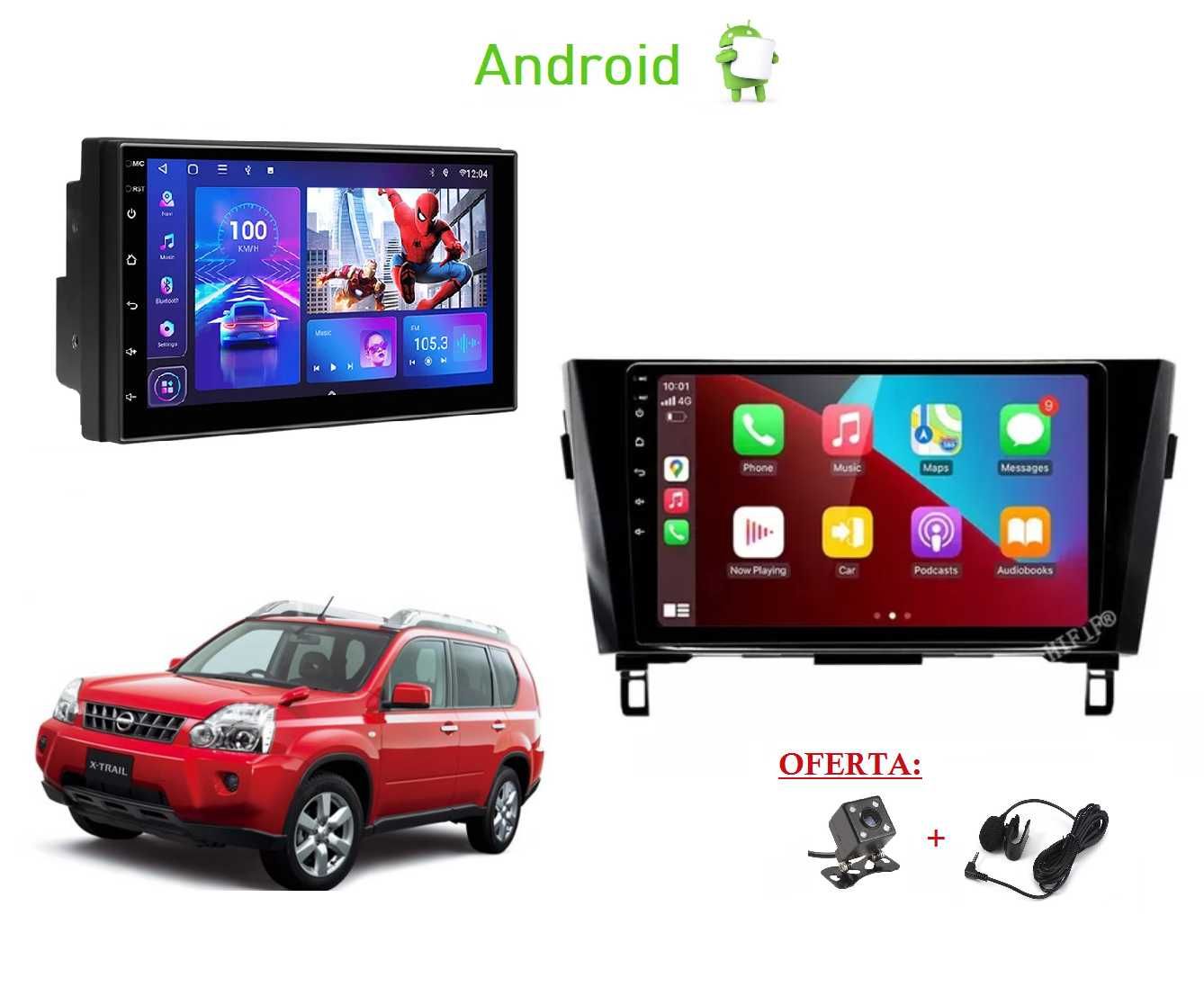(NOVO) Rádio 2DIN • NISSAN X-Trail (2001 até 2019) • Android XTRAIL